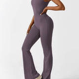 Sienna | Rugloze Flare-Jumpsuit