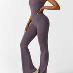 Sienna | Rugloze Flare-Jumpsuit