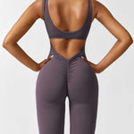 Sienna | Rugloze Flare-Jumpsuit