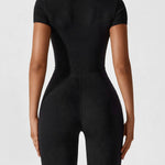 Wanda | Lange Mouwen Jumpsuit - Staande Kraag Rits
