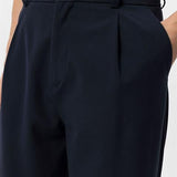 Zeno | Hoge Taille Herenbroek Marineblauw