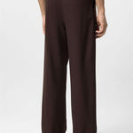 Yannick | Hoge Taille Heren-Baggy Broek - Bruin