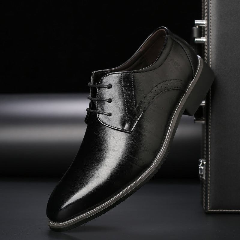 Gideon™ Elegante Heren Leren Derby Schoenen