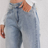 Vintage Ripped Jeans High Waist