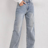 Vintage Ripped Jeans High Waist